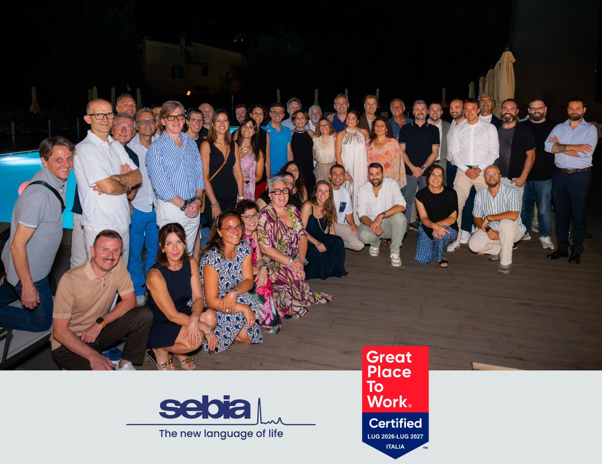 GPTWItalia's tweet photo. 🎉 Congratulazioni a tutto il team di Sebia per aver ottenuto anche quest’anno la Certificazione Great Place To Work® Italia!

🔗 Scoprite di più sull’azienda al seguente link: https://t.co/Li03PKEBpZ https://t.co/cg0nXbmRvc
