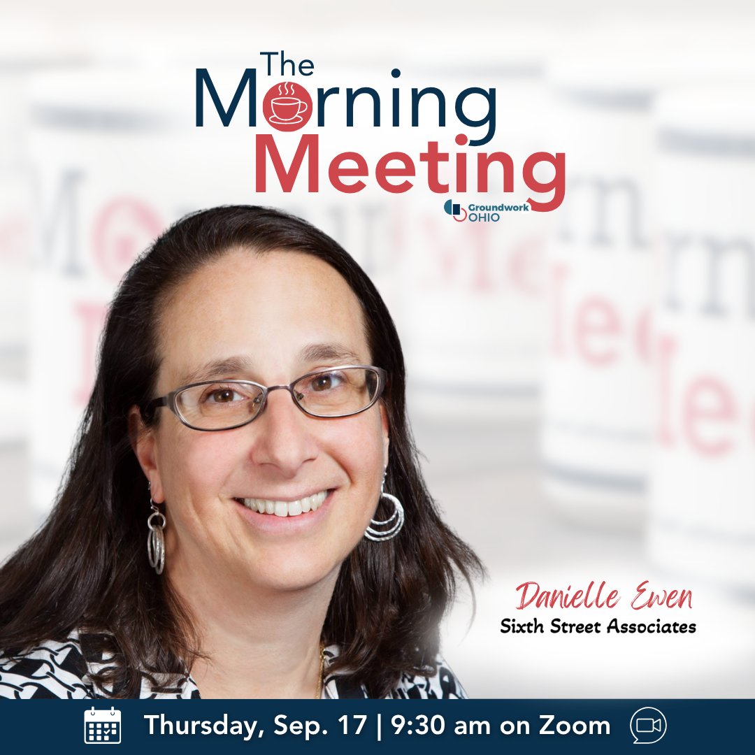 GroundworkOhio's tweet photo. Do you have early childhood on your agenda? 📝👶

You don't want to miss The Morning Meeting at 9:30 am featuring Danielle Ewen of Sixth Street Consulting! She's joining us to share insights on the latest budget appropriations.

RSVP now at the link in our bio! https://t.co/fxWyNeDqVF
