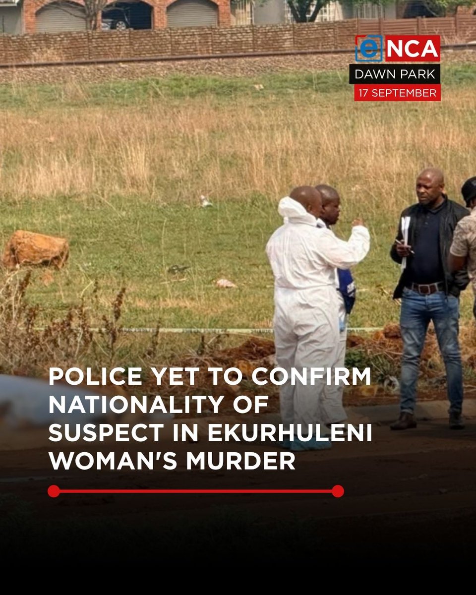 eNCA's tweet photo. [WATCH] Police have yet to confirm the nationality of a man arrested in connection with the murder of one of several women whose bodies were discovered in Ekurhuleni. #eNCA

Click the link to read more: https://t.co/Hnx5WeJoT8 https://t.co/d2YUSTuyyj