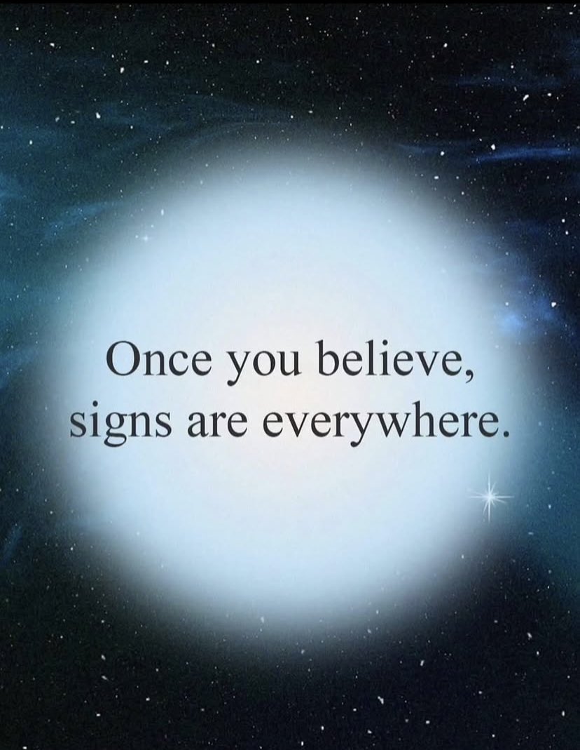 Manifest3016's tweet photo. A sign isn't a magical promise that something will happen,it’s a reminder that you are present enough to notice the connection between your inner state and outer reality. Stay aligned. ✨

#Innerself #Manifestation #Energy https://t.co/ypcoZa4tGx