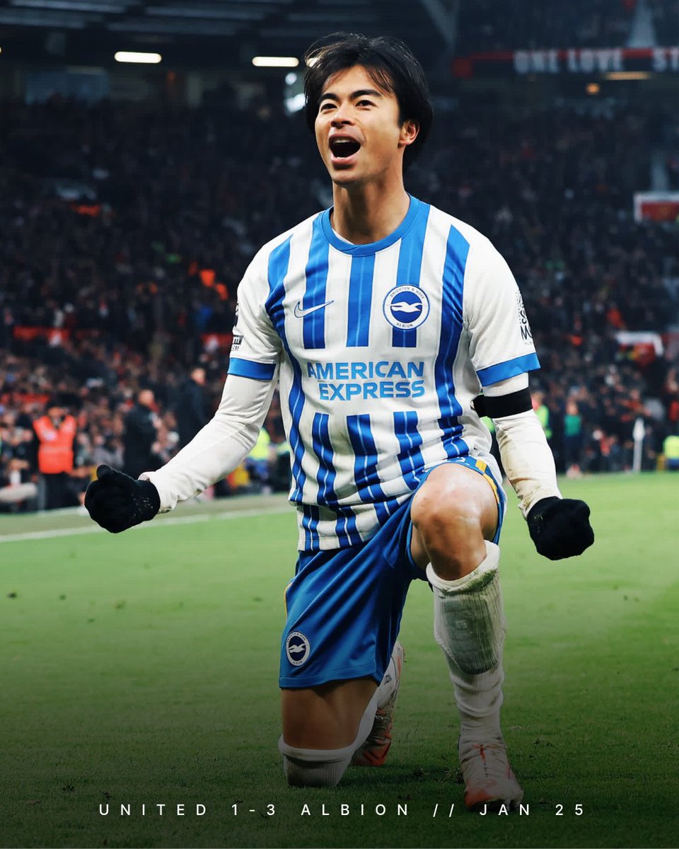 BHAFC's tweet photo. Our record at Old Trafford. 🔥