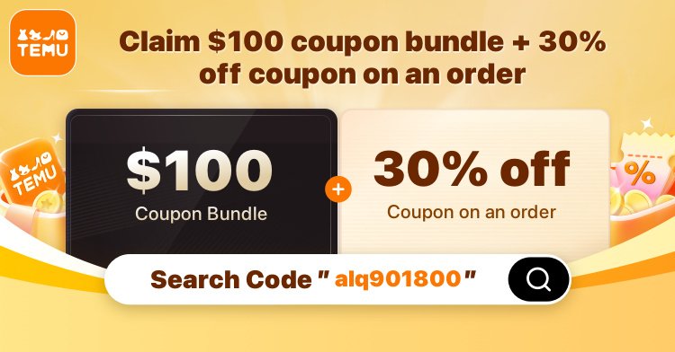 SandieQOS's tweet photo. 💥 Flash drop! Temu codes are here. Don’t Miss Out! 🎉
【 alq901800 】 Unlock a $100 Coupon Bundle + 30% OFF on your first Temu app order!  👉 https://t.co/FzgcZb7uP6 https://t.co/sxCn0Oa08r