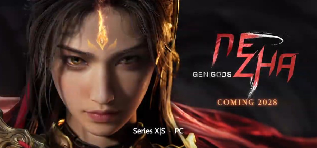 DisfrutaXbox's tweet photo. Nezha Gen Gods aterrizará en Xbox Series X|S y PC en 2028. Un juego muy prometedor y que luce espectacular, veremos en que queda. Todavía falta muchísimo para que vea la luz. https://t.co/IqC3s2pKmr