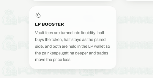 PonShareX's tweet photo. Lp Booster mode has been added to the #Flywheel mode and is going live in a bit !

$PONSHARE https://t.co/m3zx5JLXAG