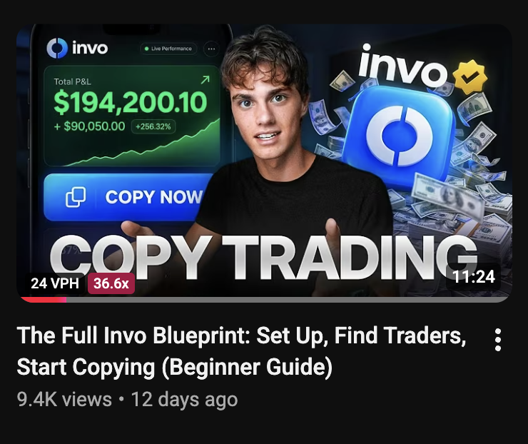 aesthetifyco's tweet photo. Invo's first video under our system: 9,000 views.

A 36x jump from anything they'd posted before.

No paid boost.

Native posting, a 3-second hook, captions from frame one. https://t.co/8x1CIFaF9u