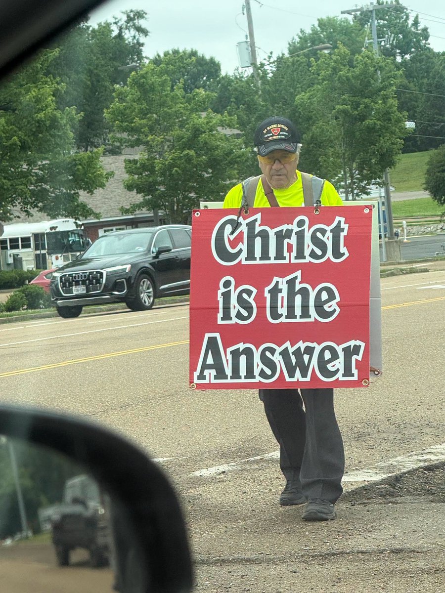 MorganBat21's tweet photo. Jesus Christ is the only answer our lives desperately needs.. https://t.co/oWVJwTtuTE