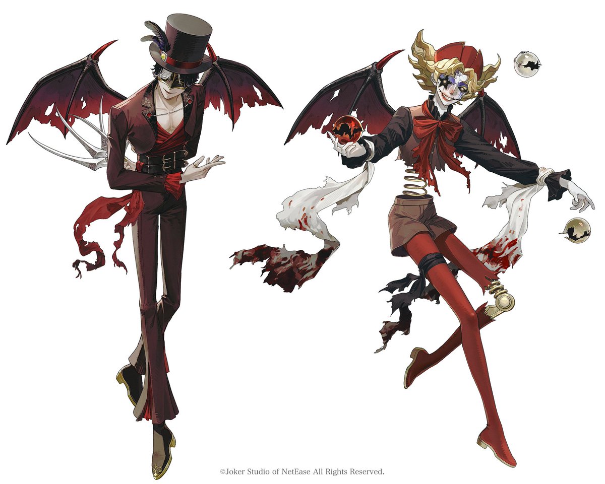 nanaju_ko's tweet photo. 【お仕事】
『IdentityV 第五人格』天使と悪魔Ver.をテーマにしたグッズイラストを担当しました。
よろしくお願いします！👼😈
#第五人格 #IdentiyV https://t.co/0eEdHYLQeQ