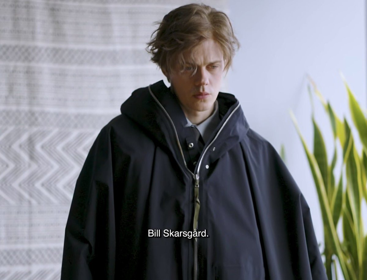 geoffkeighley's tweet photo. Bill Skarsgard will star as the hero in Hideo Kojima’s PHYSINT. https://t.co/x6X0Enj7pt