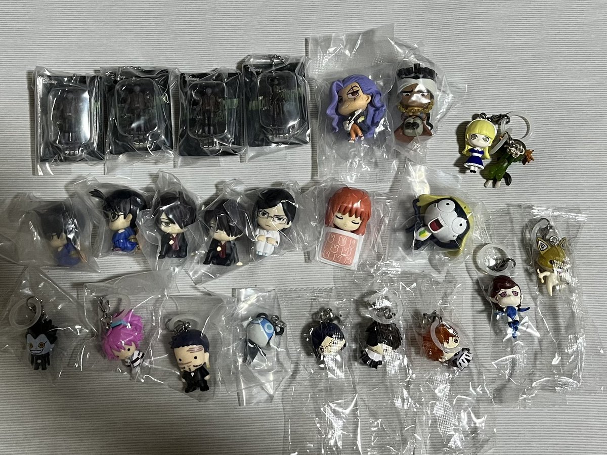 kiruzoru0707's tweet photo. 【交換】 ガチャ めじるしアクセサリー 待ちぼうけ めじるし 等

【譲】 1枚目 スターウォーズ ジョジョ 銀魂 タママ BLEACH ハンターハンター デスノート ドロロ 女神転生 EMBO ZEB

【求】2枚目 エヴァ 銀魂 デスノート ドロロ 

郵送、手渡し🙆🏻‍♀️

検索からでもお気軽にお声掛けください🙌🏻 https://t.co/kyqn5Tri99