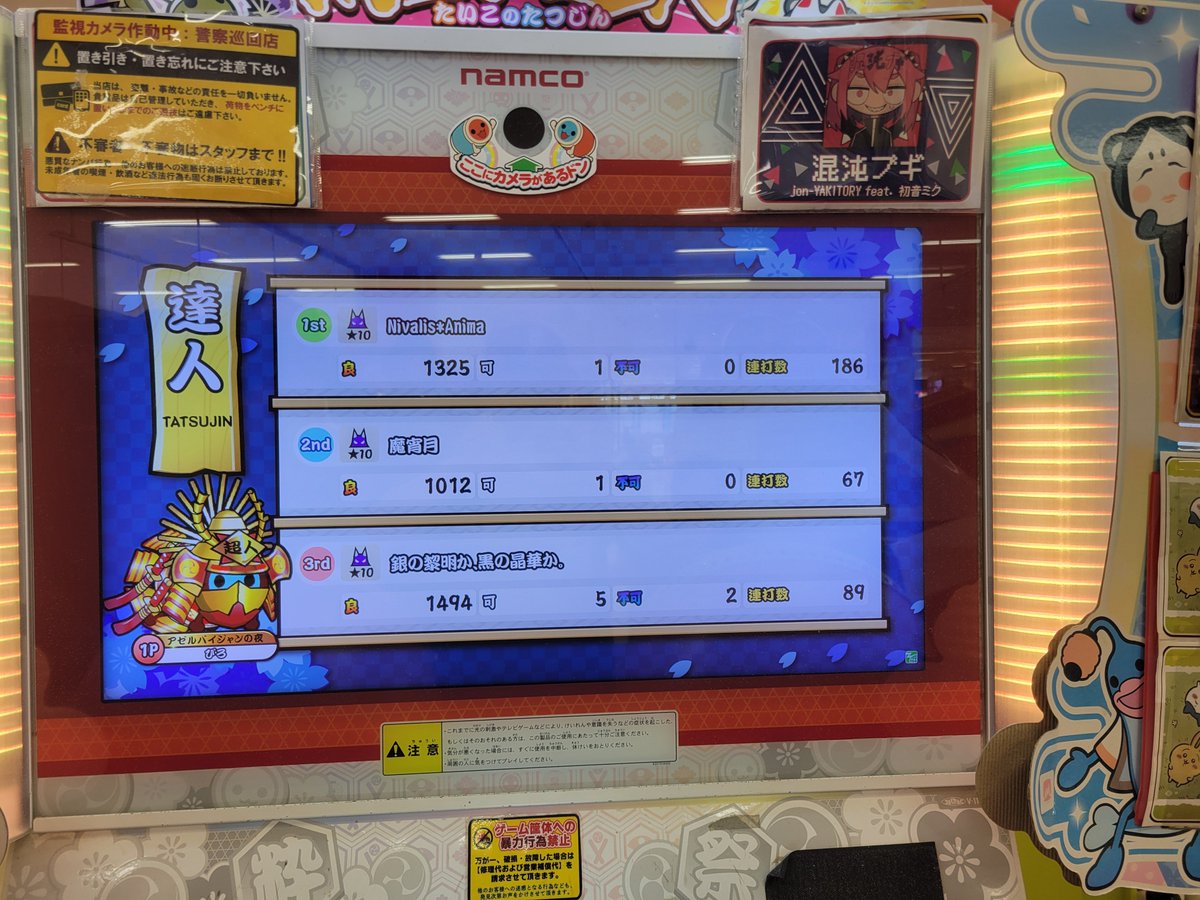 pirotaikodrum82's tweet photo. 達人合格！！　ラス殺しで許容全部消しとんだのマジで焦ったー　
とりあえずのんびり3曲目全良狙っていきます https://t.co/FhoTxfyTA1