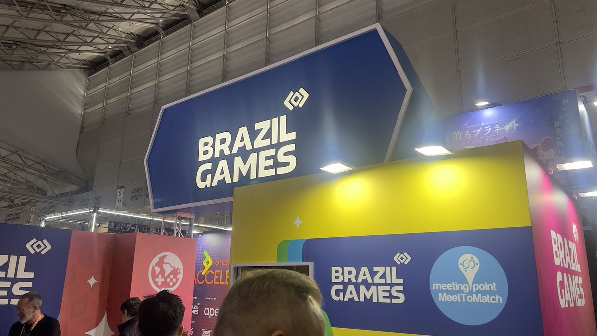 tanjounokamioku's tweet photo. I was surprised to see there was a whole section for Brazilian games at Tokyo Game Show!

As a Brazilian working in the industry it here, it filled me with determination. 

#brazilgamesattgs2026 https://t.co/axLlClvSLF