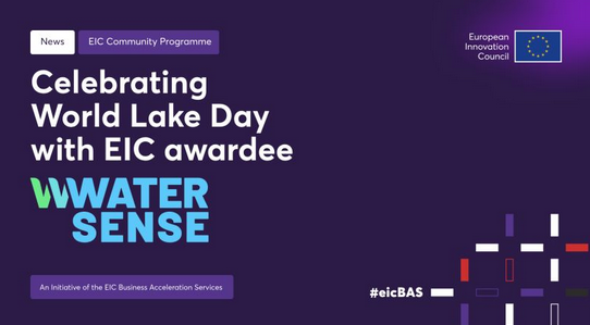 WatersenseEu's tweet photo. Thank you @EUeic for featuring WaterSense on #WorldLakeDay!

We're proud to develop next-generation technologies combining nanotechnology, Raman spectroscopy and machine learning to enable real-time water pollutant monitoring and help protect freshwater ecosystems. https://t.co/0WeVL6AVGt
