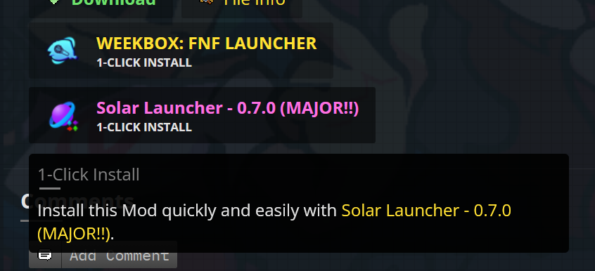 HerxAlterated's tweet photo. For the first time in years as I am FINALLY seeing it, another FNF Launcher has been added along with Weekbox!

The world is healing. https://t.co/Iz0yiApywi