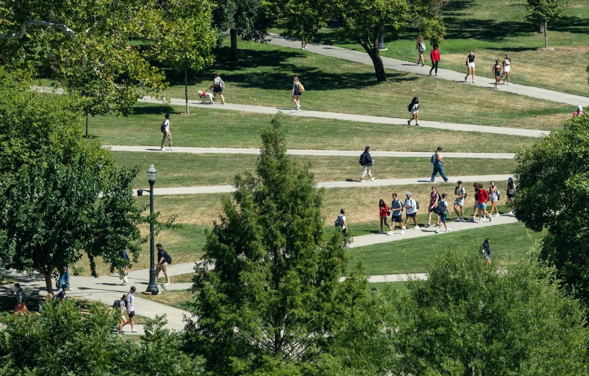 OhioStatePres's tweet photo. Happy Founders Day, Buckeyes! 153 years ago today, Ohio State opened our doors to our first cohort of 24 students. We’ve been providing extraordinary experiences and creating consequential impact every day since. In my State of the University address today, I’ll reflect on our traditions of excellence and share some bold ideas for where we go from here – together as one Ohio State community of scholars. I hope you’ll be able to tune in at 11 a.m. at https://t.co/ki9OKMr5M8