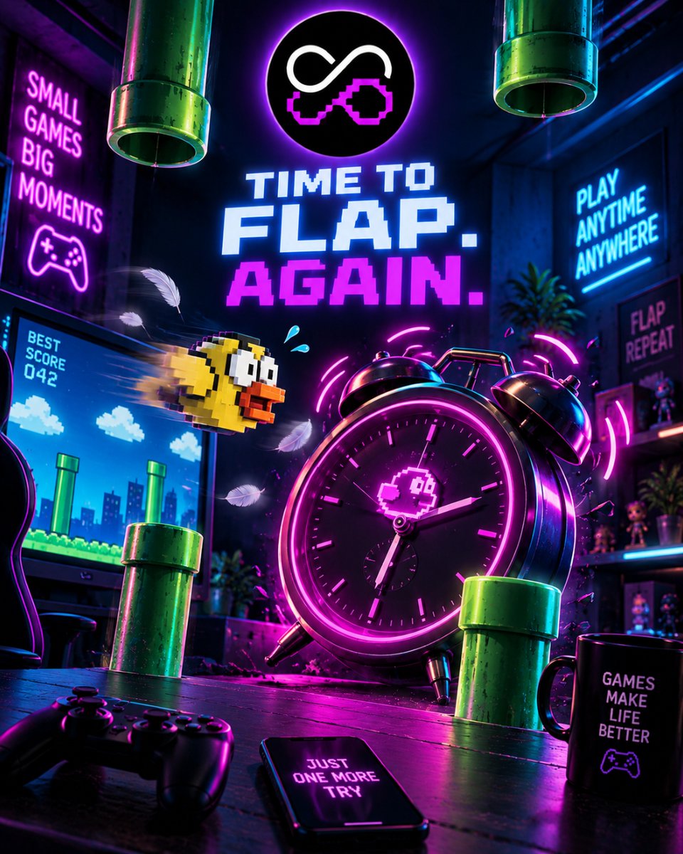 StringArc8's tweet photo. ⏰🐦TIME TO FLAP. AGAIN

One more try
One more gap
One more chance to beat your high score🔥
The alarm is ringing
Are you ready to flap?👀
🎮Play Now
🐦Modern: https://t.co/qpXlFuDBj9
👽Retro: https://t.co/hpyChfBBm0

#StringFlappy #FlappyBird #ArcadeGaming #MobileGaming #GameOn https://t.co/aH5c0RgbCX