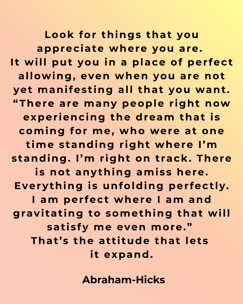 AbrahamHicks's tweet photo. #AbrahamHicks
#LawOfAttraction https://t.co/AWlp4Ntywn