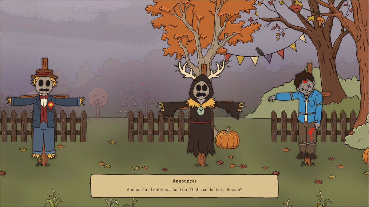 beeandboogames's tweet photo. @nftangelart Happy #ShowcaseThursday! 🫶

No Murders in Grimwick is a point-and-click mystery game set during a harvest festival. 

Become a journalist, turned detective to solve this whodunnit! 

Wishlist on Steam: 
https://t.co/PTExzzECSK https://t.co/EEuPw9bA1t