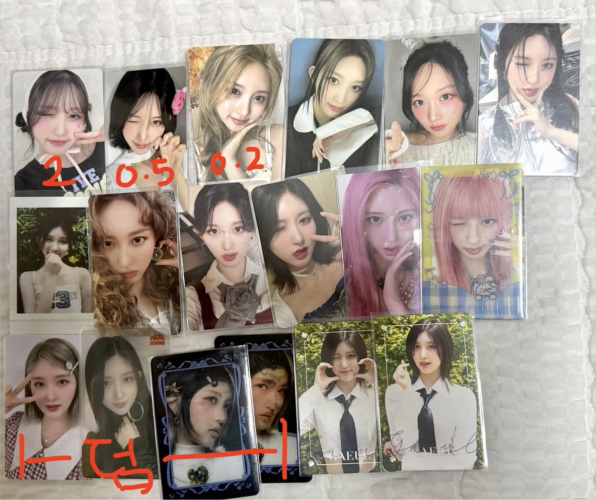 a6_min11's tweet photo. #RT 아이브 포카양도 판매 sell

한국계좌+한국주소 소유시 구매가능

가격 안 써져있는거는 제시

일주일내 배송

타래 https://t.co/1crLmLyCfi