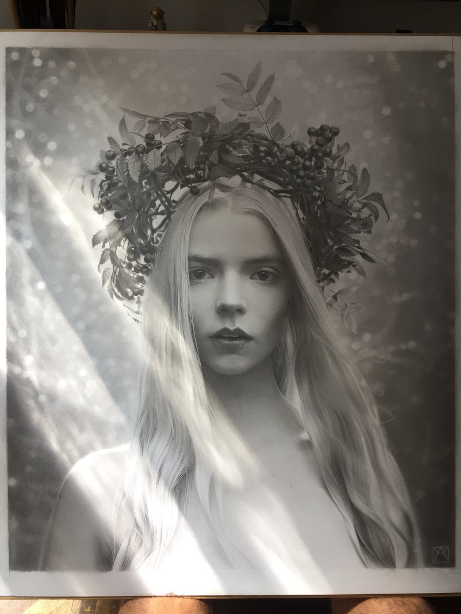 MarkivAndriy's tweet photo. ✏️ #anyataylorjoy #artist #artwork #traditionalart #scetch #realism #portrait #pencil #drawing #lviv #львів https://t.co/d7djzog95b