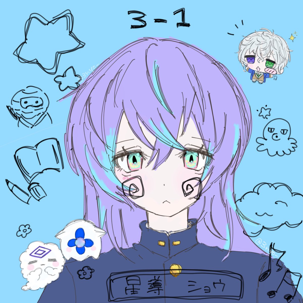 3nyo__'s tweet photo. #ショウゾウ画  #叢雲掲示板 https://t.co/gqrFR7Ff6l