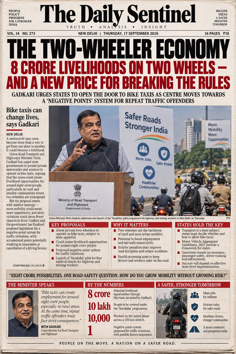 deepCH_2's tweet photo. @MeghUpdates #Gadkari #BikeTaxis #RoadSafety https://t.co/PJzvryK8DF