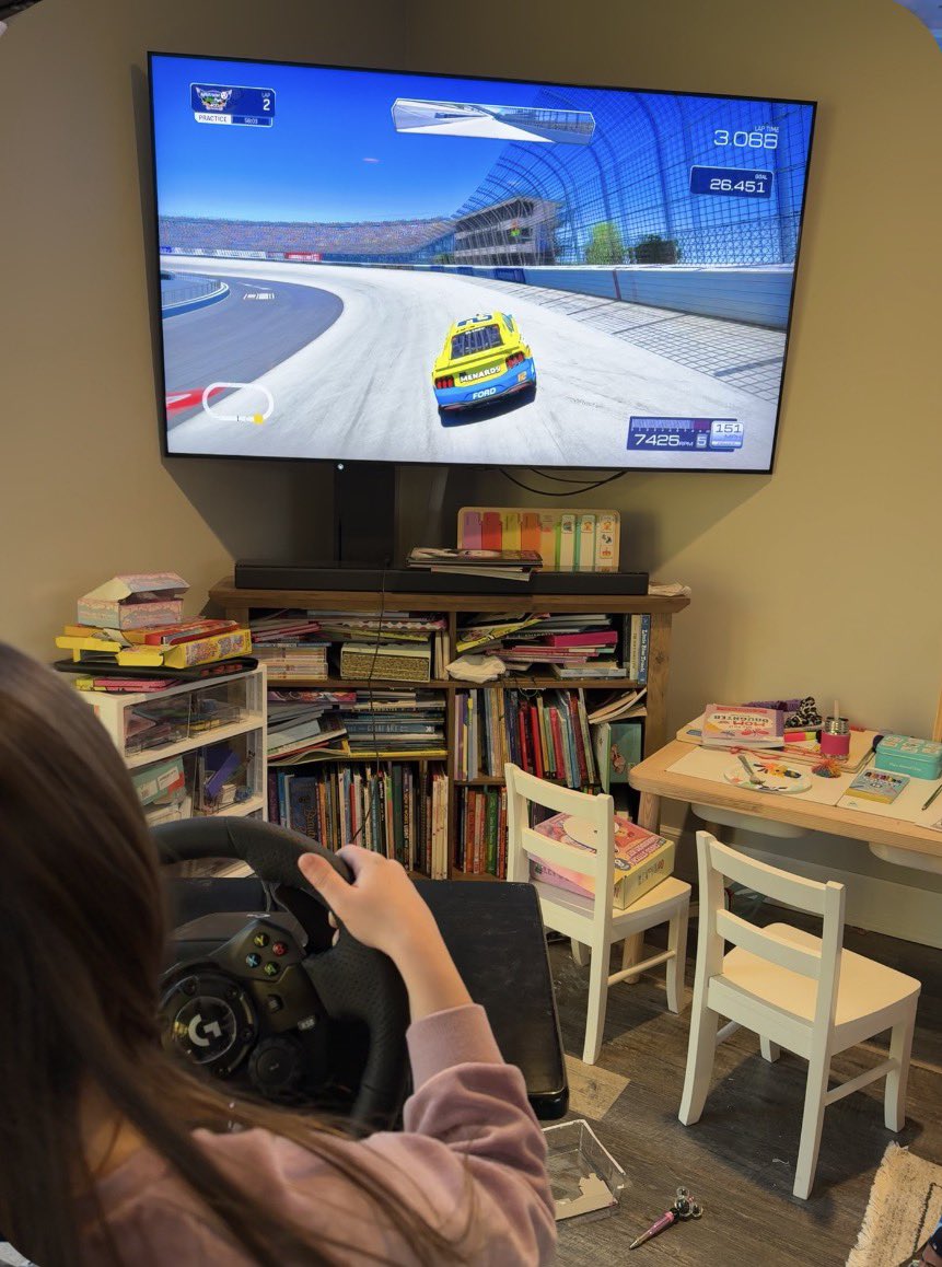 dar_yl_30's tweet photo. @DaleJr @Tim_Dugger I need a nascar26 code for Xbox! My daughter has been begging me to buy it since I told her it’s better then 25! https://t.co/TtckRKmvOT