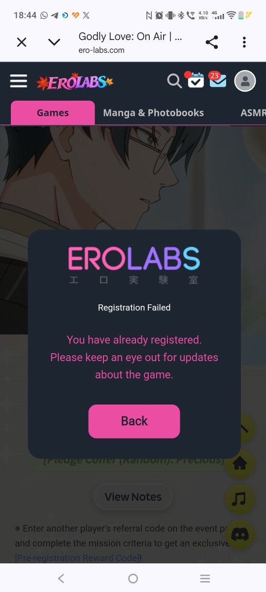 MinJanice7318's tweet photo. @KamiKoi_EN Registered right after they released the pre register event. CANT WAIT TO SPEND🔥🔥🔥 https://t.co/gEpRp7iXJ3
