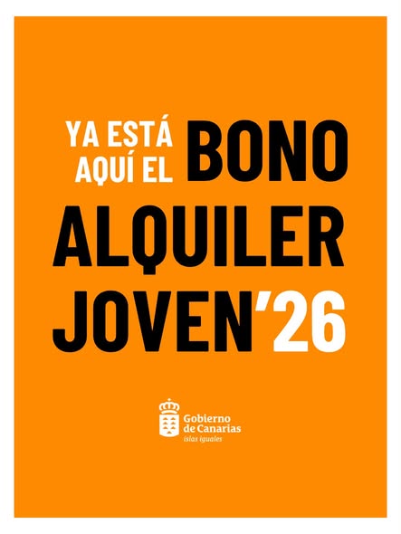 JuventudCanaria's tweet photo. Convocatoria del Bono de Alquiler Joven 2026.
@ViviendaCanaria @obras_GobCan @PresiCan
Hasta 250€ mensuales para apoyar el alquiler de jóvenes de 18 a 35 años.
Solicitudes del 18 de septiembre al 8 de octubre 2026.
Toda la info 👇
https://t.co/MG4uh8dpSu
#redsij #gobcan https://t.co/rosRJiGgzk