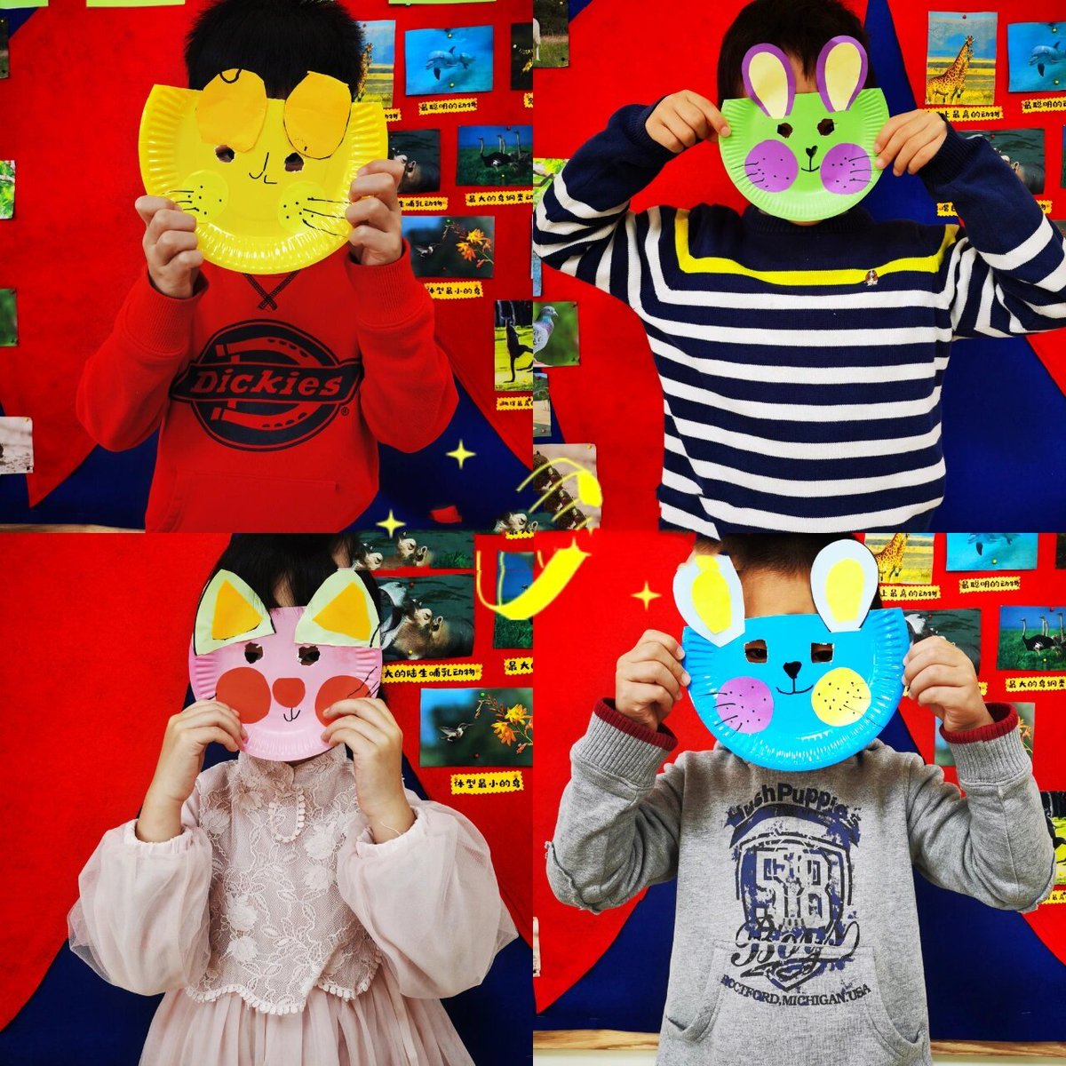 inesk501895's tweet photo. “Craft time with my little creative buddy! We turned paper plates into adorable animal masks, giggling through every messy moment  #FamilyFun #亲子互动”， https://t.co/n2GXI5od7R