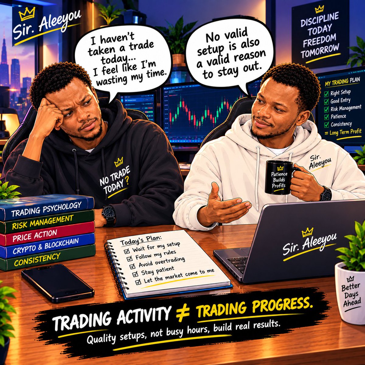 ayuba98073's tweet photo. 👉👉👉“You don't need to trade every day.”📊📊📊 https://t.co/CAFtrNgbhy