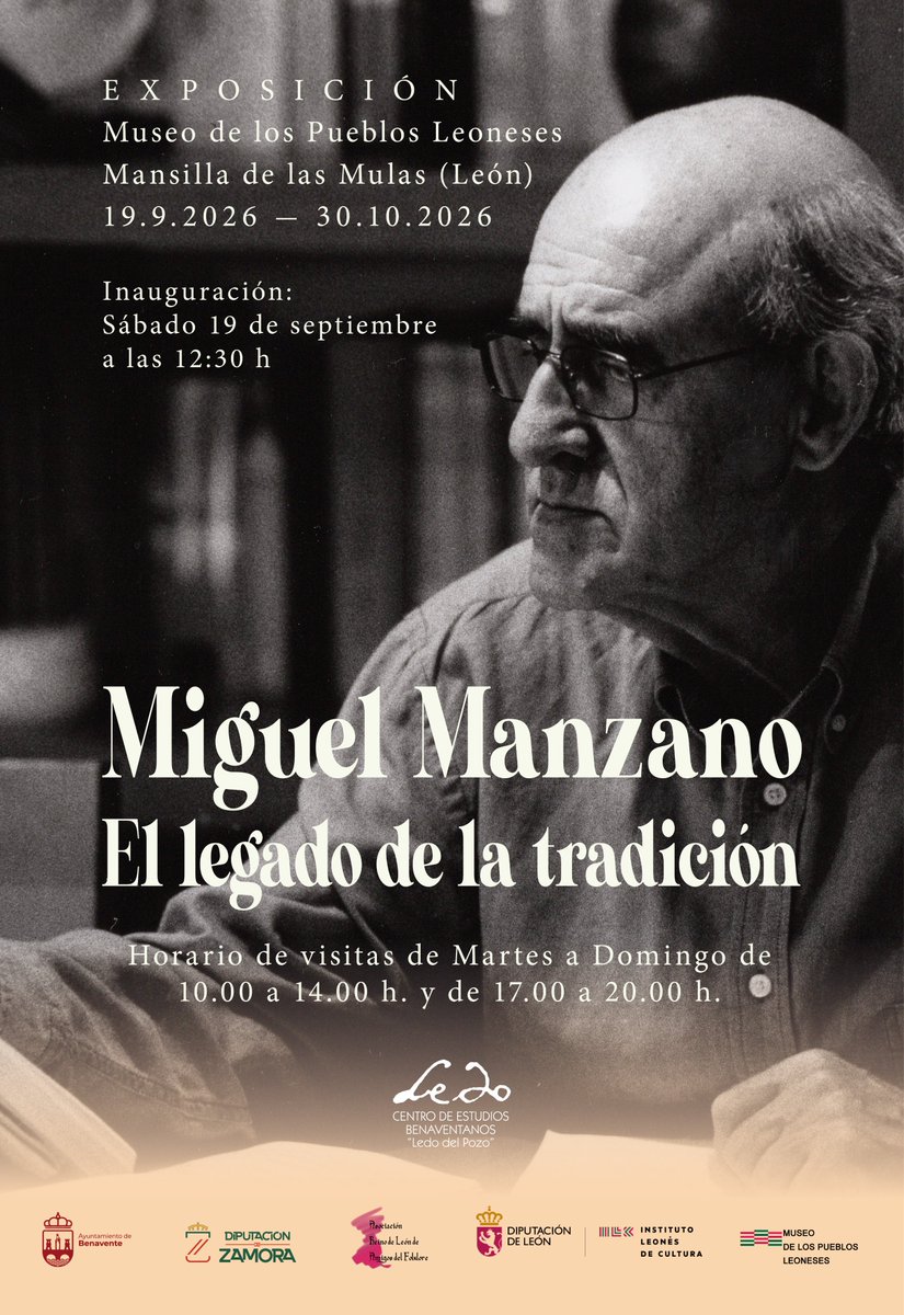 ilc_dipuleon's tweet photo. El @museo_dipuleon inaugura este sábado ‘Miguel Manzano: el legado de la tradición’, una exposición que reivindica la figura del gran musicólogo y su relación con las comarcas leonesas.

📖 Autor del ‘Cancionero leonés’, recopiló 2.162 documentos musicales en seis tomos. https://t.co/YcZ78NadIU
