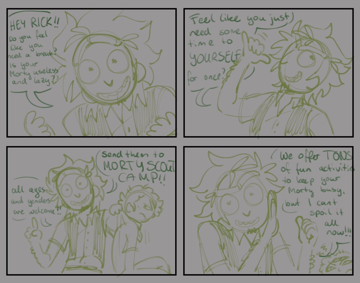 bythorne_county's tweet photo. theres a concept for #mortyscouts im seeing this through #rnm #rickandmorty https://t.co/gnWII4t0BM