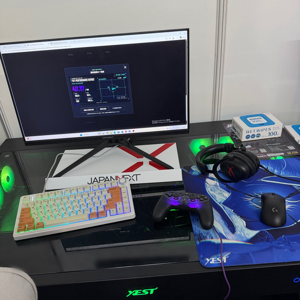 kisaraa_game's tweet photo. 今回ご招待いただいたClutchy(クラッチー)様のブースでAPEX1v1をして私のエイム力を解析して頂きました!
緊張してそんなに良くなかったけどエイムに自信ある人是非挑戦してみてください!🔫
場所は『HALL10-C06』のeスポーツコーナーにあります!
#Thumaster #TGS2026 #Clutchy https://t.co/AdzRBx53NO