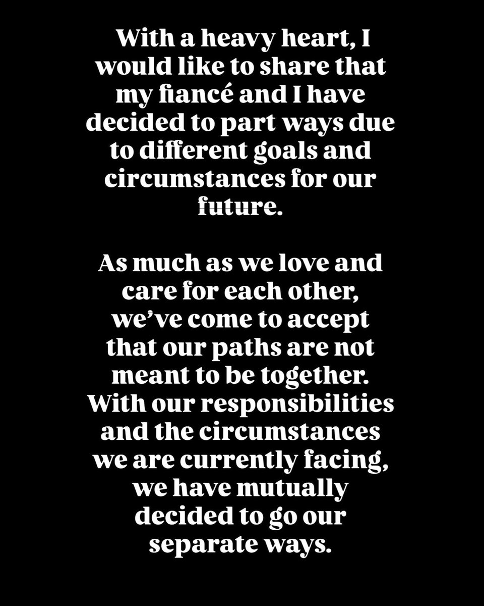 IndiaToday's tweet photo. Akriti Agarwal has announced her separation from Indian cricketer Prithvi Shaw, around six months after the couple publicly announced their engagement.

Taking to Instagram, Agarwal shared an emotional statement confirming that the two had mutually decided to part ways. She said they realised they had different goals and circumstances for their future.

Agarwal added that while they continue to have love and care for each other, they have accepted that their paths are no longer meant to be together.

#AkritiAgarwal #PrithviShaw #Separation #CricketNews #CelebrityNews