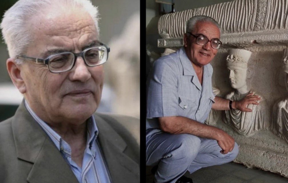 historigins's tweet photo. Khaled al-Asaad, a Syrian archaeologist and director of the Palmyra archaeological site, a UNESCO World Heritage Site, for more than 40 years. In August 2015, at the age of 82, he was publicly beheaded by the Islamic State after refusing to reveal the location of valuable Palmyren artifacts that he had hidden to protect them from looting. His son reported that he was tortured for weeks before his execution. His legacy as the guardian of Palmyra’s history continues to be remembered around the world.