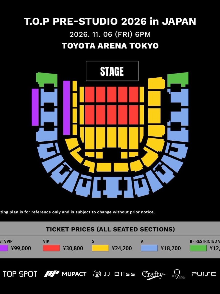 parkhoon_1's tweet photo. HTB/チケット販売サービス
T.O.P PRE-STUDIO 2026 in JAPAN
📅 2026年11月6日(金)
📍 TOYOTA ARENA TOKYO(トヨタアリーナ東京)
🎫 FC先行販売の登録受付中!
✔️ 日本国内・海外のファンの皆さまがご登録いただけます
DMでお問い合わせください
#TOP #TOPSX #PRESTUDIO2026 #FanClubPreSale https://t.co/XREt2O5DQK