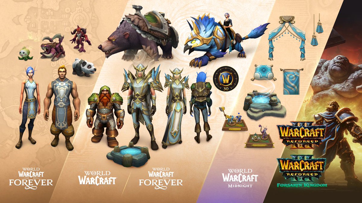 Beartrice_WoW's tweet photo. I've got a World of Warcraft Forever Collection to giveaway to celebrate the WoW Forever Beta starting TODAY & Warcraft III: Rebirth being available NOW 🥳

✅ Follow  ❤️ Like  🔁 Repost
💬 Tell me what race/class you're gonna play in Forever!
⏰ Winner drawn 21st Sept

#WoW_Partner