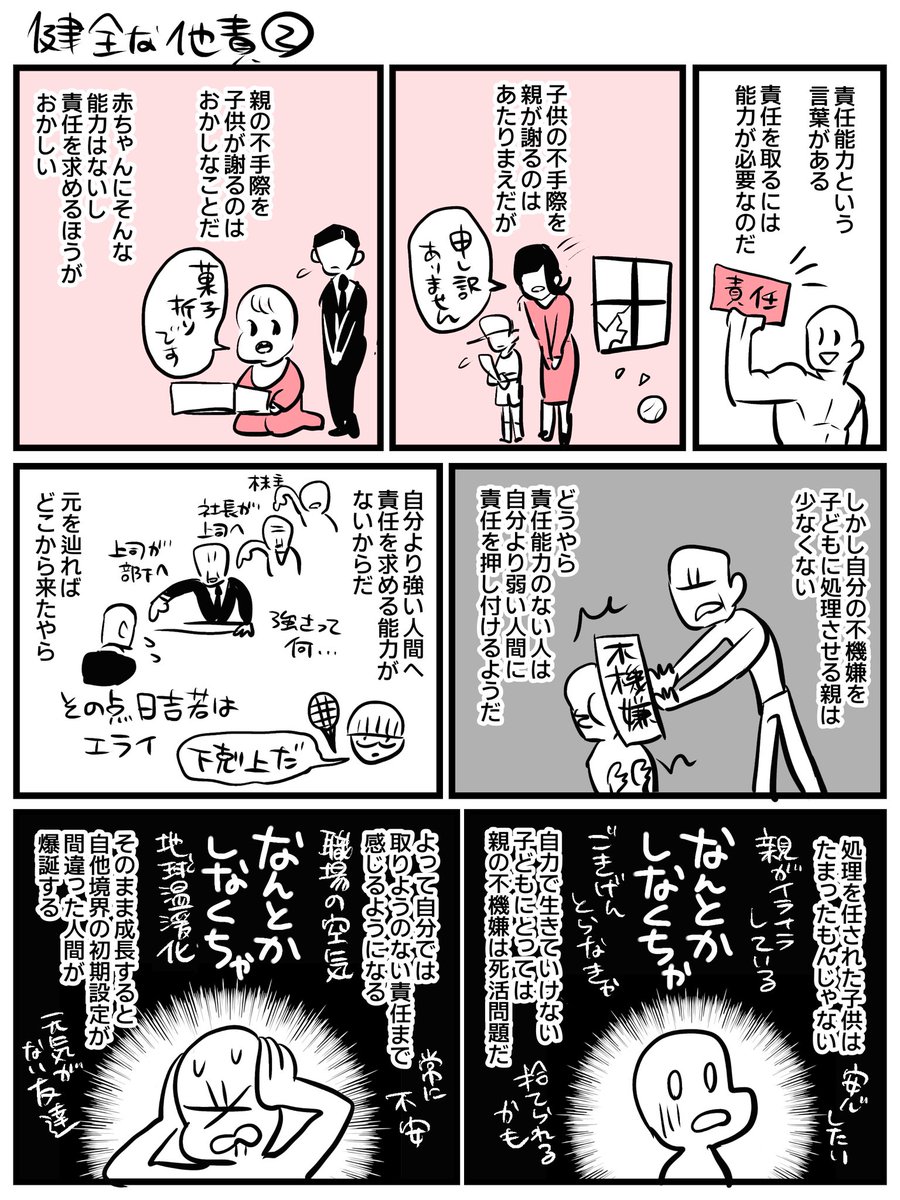 6_13mu_imi's tweet photo. 健全な他責(自他境界について考えた日記) 

#むいみの日々 https://t.co/jHY6Rgbks1