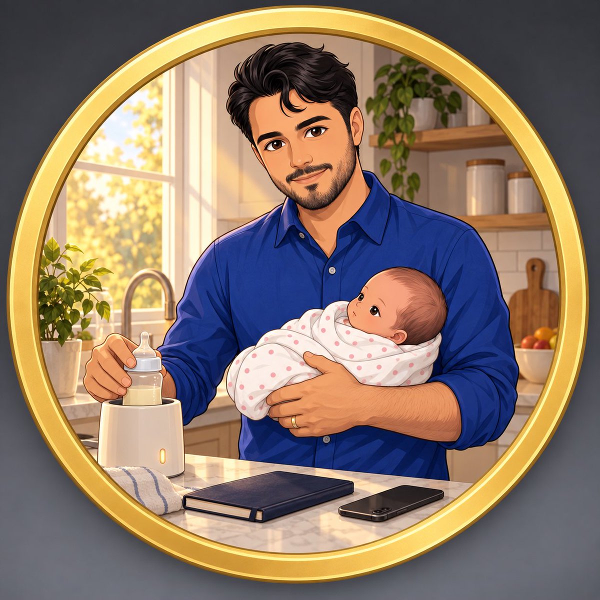 Wolf_TC03's tweet photo. This morning wasnโt about charts. It was warming her bottle, watching the sun rise, and remembering what Iโm building for. $CELIA grows from the same lesson fatherhood taught me: consistency matters more than noise. #CELIA #BuildWithPurpose https://t.co/j9cj5ezhx1