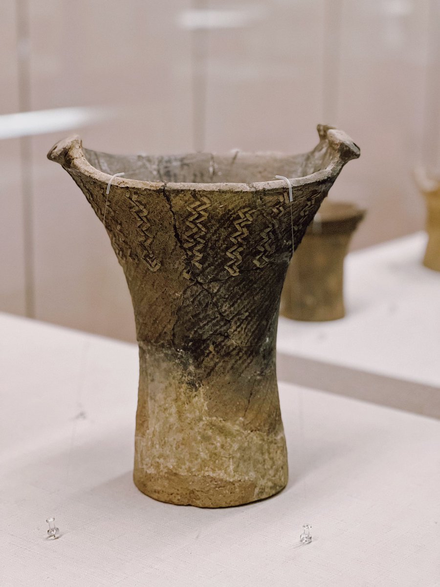 jomonzine's tweet photo. 宮城県登米市で熱い縄文の展示やってます。「登米市の縄文遺跡」展。ポスターの遮光器土偶も良いですが、なんといっても前期大木式の逸品がいくつも見れる。 https://t.co/E47C4PKAqg