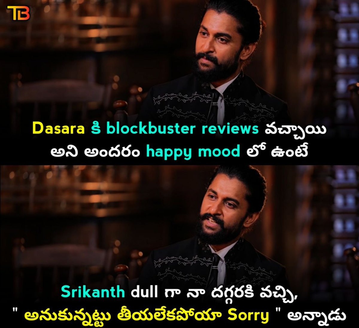 TBO_Updates's tweet photo. #Nani #TheParadise #Dasara https://t.co/QAK9PnhVCK
