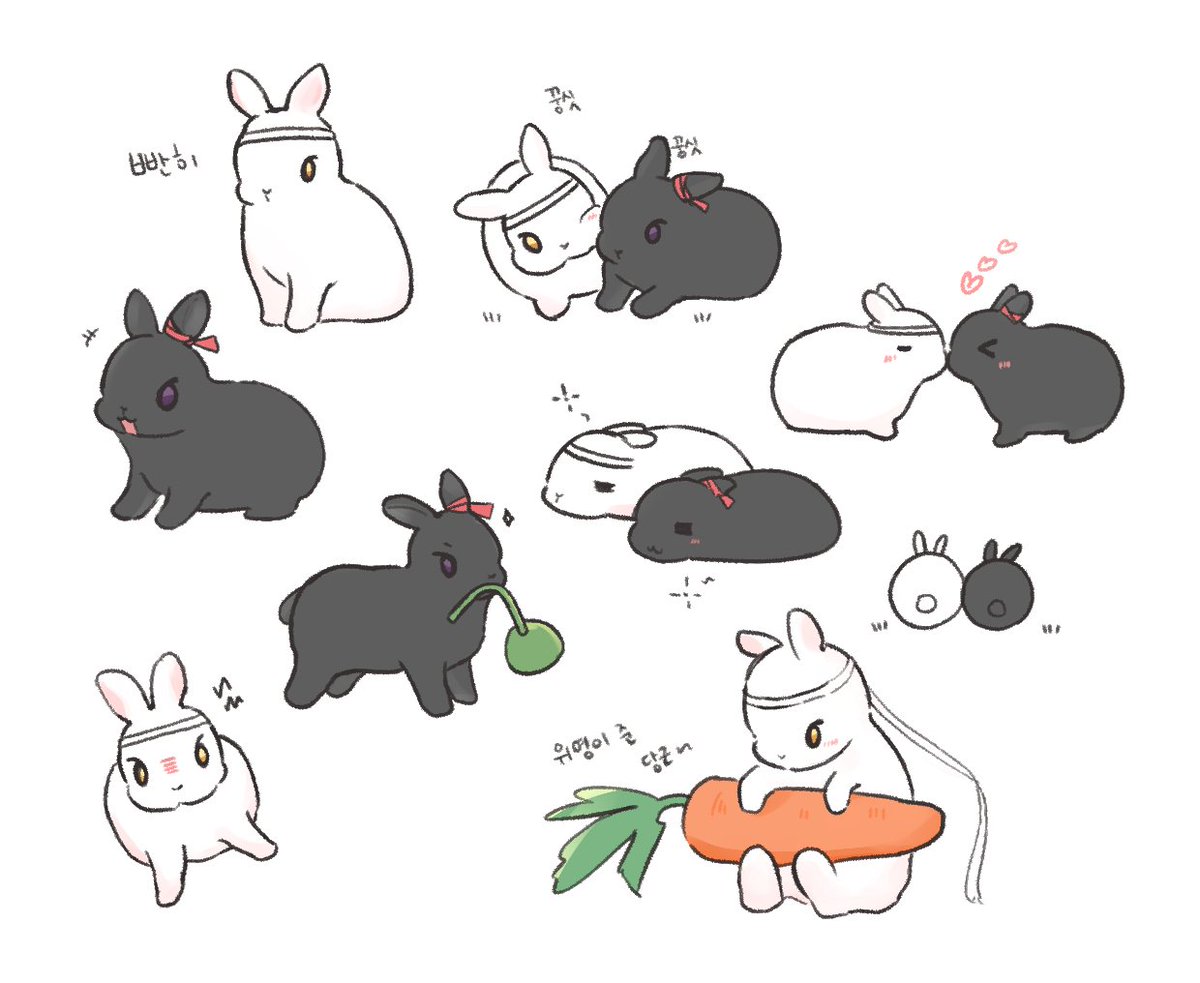 myanggooooooo's tweet photo. 토끼~ https://t.co/c2PeX6U2lj