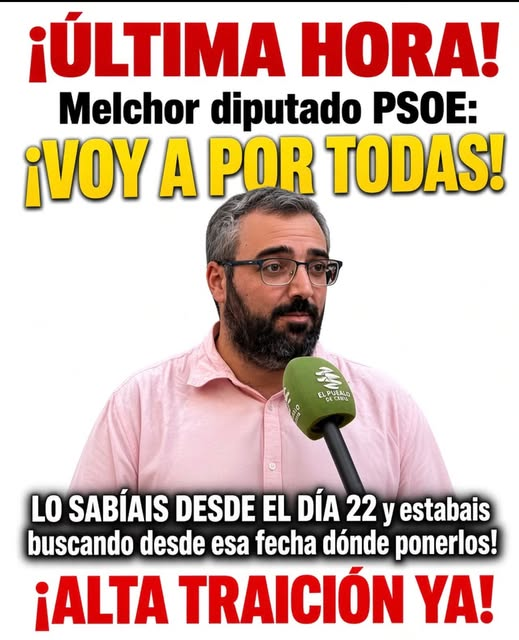 MaykaSpain48's tweet photo. UNO DEL PSOE CON CARGO YA DISPUESTO HABLAR....LO SABIAN DESDE EL PRINCIPIO.
MELCHOR CANTA “ NO LO HE DICHO HASTA AHORA PERO …“ Lo sabían desde el día 22 y estaban buscando donde ubicarlos a todos” y es más digo nombres! GRACIAS VALIENTE! #Ceuta #españa #inmigracion #invasion https://t.co/40EA9WLnsQ