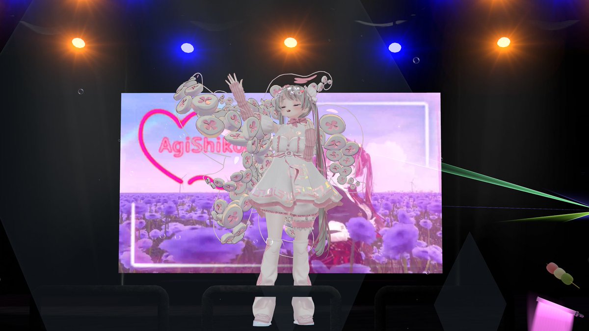 a_mo0315's tweet photo. 昨日はとんでもなくﾊﾟﾜﾌﾙな歌声が聞けて爆上がりでした…😵‍💫💓
ﾗｲﾌﾞﾊｳｽが大好き人間なので素敵な雰囲気と超絶ﾛｯｸなあぎちゃんが最高でめちゃくちゃ元気でた ~ (>_<)！！！

ﾋﾟﾝｸﾅｱｷﾞﾀｺﾁｬﾝｶﾜｲｲ( ; ; )💓
#VRC_RendezVous
#Agiちゃんカワイイ https://t.co/8AvH6OT1v8