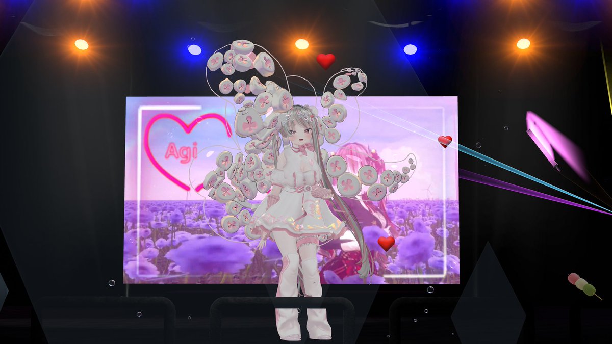 a_mo0315's tweet photo. 昨日はとんでもなくﾊﾟﾜﾌﾙな歌声が聞けて爆上がりでした…😵‍💫💓
ﾗｲﾌﾞﾊｳｽが大好き人間なので素敵な雰囲気と超絶ﾛｯｸなあぎちゃんが最高でめちゃくちゃ元気でた ~ (>_<)！！！

ﾋﾟﾝｸﾅｱｷﾞﾀｺﾁｬﾝｶﾜｲｲ( ; ; )💓
#VRC_RendezVous
#Agiちゃんカワイイ https://t.co/8AvH6OT1v8