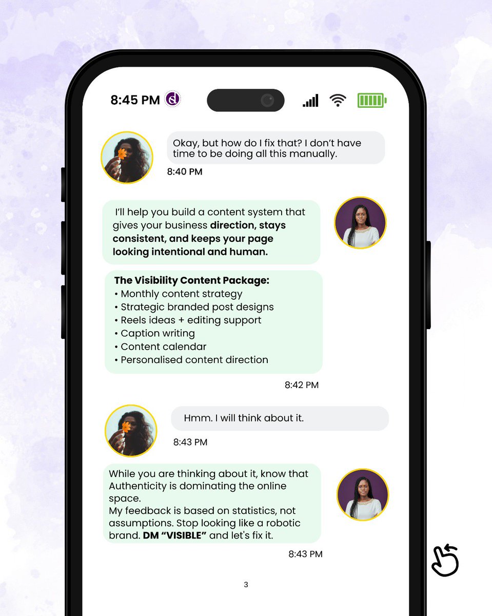 dotivestudio's tweet photo. 𝗔𝗿𝗲 𝘆𝗼𝘂 𝗽𝗼𝘀𝘁𝗶𝗻𝗴 𝗰𝗼𝗻𝗳𝘂𝘀𝗶𝗼𝗻 𝗳𝗮𝘀𝘁𝗲𝗿?🤔

69% of people trust AI content LESS than human content. Your customers want a real business. Give them one.

Send a DM: https://t.co/eyeMmJc7Xs

#BusinessOwner #OnlineBusiness #BusinessGrowthStrategy #sales #growth https://t.co/RrGmQvaC4U