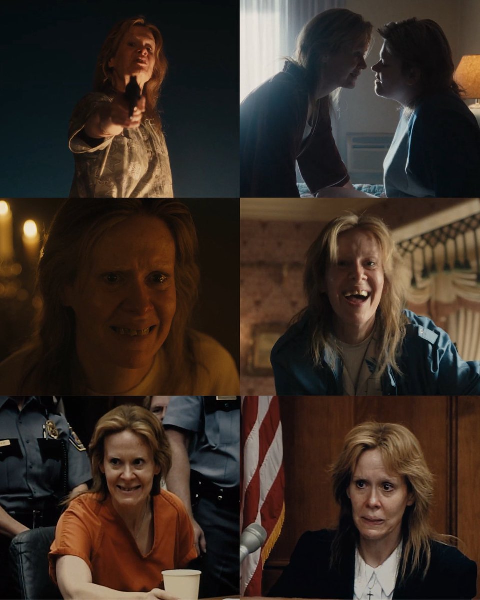 sarahpaulsbean's tweet photo. Sarah Paulson as Aileen Wuornos in “Monster: The Lizzie Borden Story.” Now streaming on Netflix! https://t.co/Dyhvxdri5V