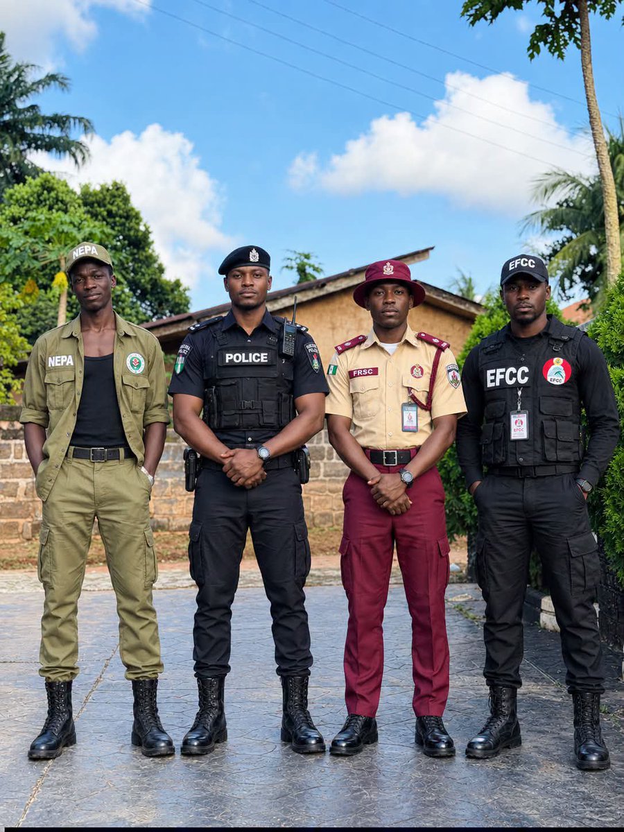 ErhigaMoses's tweet photo. NEPA, Road Safety, Police Officers, and EFCC—who carries government work for head too much? 😂 https://t.co/pxXtiRlA4S