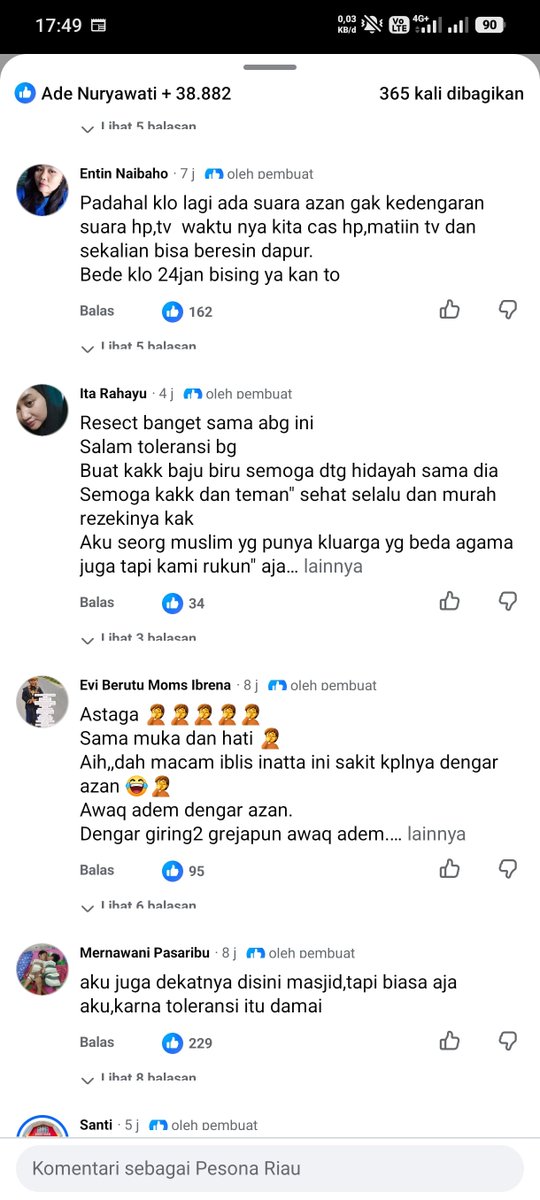 pincalapingko's tweet photo. RESPON WARGA 
Kasus Azan yang Viral di Tanjung Morawa Kabupaten Deli Serdang Sumatera Utara.

Jadi ada pemilik bangunan yang tidak terima dengan suara azan, lalu menaikkan volume speaker musik untuk memprovokasi, padahal warga sekitar merasa suara azannya normal-normal saja.
😇 https://t.co/4vRg3n5hl0
