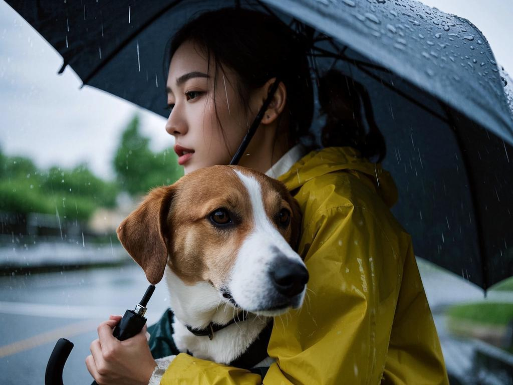 chers751102's tweet photo. Nothing beats a rainy day snuggle with my fluffy pup  We’re all cozy on the couch, no plans needed. https://t.co/CNW25mVG0N